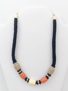 Sarah Coventry Gold-Tone Rope and Bead Necklace