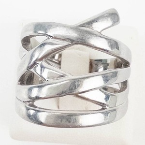 Stainless Steel Intertwined Multi-Band Ring Size 9.75