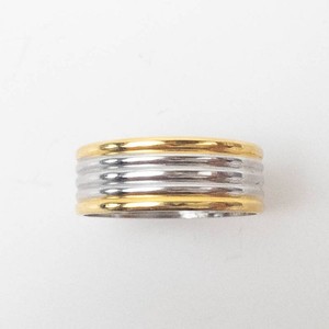 Spinner Stainless Steel Two-Tone Spinner Ring Size 8.5