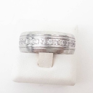 CZ Set Stainless Steel Ring Size 10