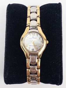 Anne Klein Two-Tone Quartz Watch With Date