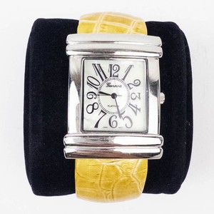 Geneva Rectangular Analog Wristwatch