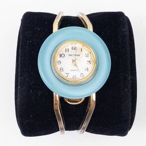 Waltham Mother-of-Pearl Face Quartz Bangle Watch