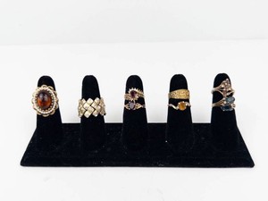 Assorted Decorative Rings - Mixed Styles (Lot of 8)