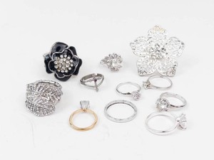 Assorted Fashion Rings Mixed Lot