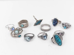 Assorted Fashion Rings Mixed Lot