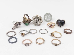 Assorted Fashion Rings Mixed Lot