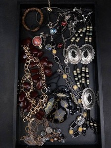 Mixed Costume Jewelry Assortment - Necklaces, Bracelets & Earrings
