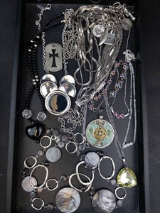 Mixed Costume Jewelry Assortment - Necklaces, Bracelets & Pendants