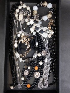 Costume Jewelry Mixed Lot - Beaded Necklaces, Bracelets & Statement Pieces
