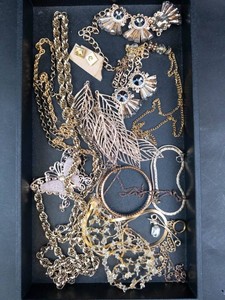 Mixed Costume Jewelry Collection - Necklaces, Bracelets, Earrings & Pendants