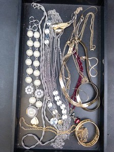 Mixed Costume Jewelry Assortment - Necklaces, Bracelets & Earrings