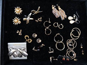 Mixed Costume Jewelry Assortment - Earrings, Rings, Necklaces & Bracelets