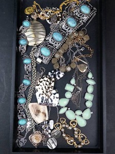 Mixed Costume Jewelry Assortment - Statement Necklaces, Pendants & Bracelets