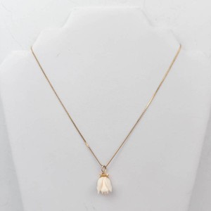 Wells 14K GF Rose Pendant Necklace