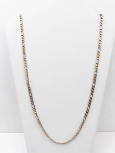 Stainless Steel Two-Tone Gold and Silver Necklace - 30in