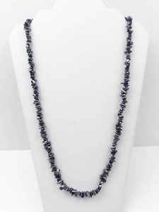Hematite Chip Bead Necklace