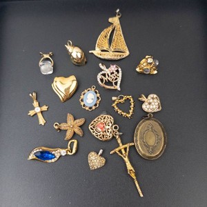 Mixed Vintage-Style Jewelry Pendants & Charms