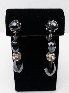 Vintage Vendome Crystal Drop Earrings With Screw Backs