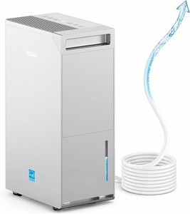 $400 5000 Sq.Ft Dehumidifier with Pump, 100 Pint, Smart Humidity Control
