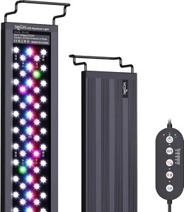 SEAOURA WRB LED Aquarium Light with Timer for 36-42in Freshwater Fish Tank