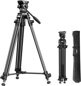 SmallRig AD-50Lite 62 Video Tripod with Fluid Head, Max. Payload 11lb