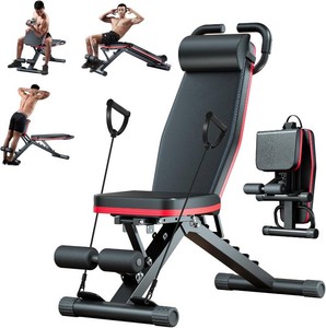 $140 ALSO GO 14in1 Adjustable Weight Bench for Home Gym, Foldable Workout Bench