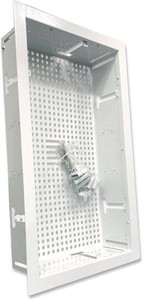$150 White Box In-Wall Retrofit Media Enclosure for Samsung The Frame TVs, One Connect Box & Streaming Devices   Steel Flush Mount Cable Management