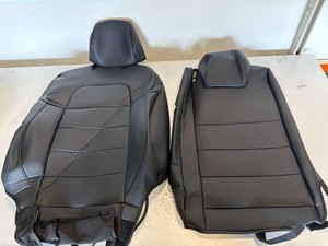 $149 Black leather seat covers, five seats. For larger SUV or truck.