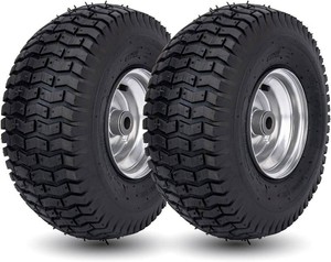 15x6.00-6 Lawn Mower Tire for Craftsman Husqvarna Riding Mowers Lawn