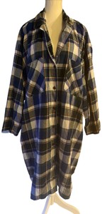 Old Navy - 34 Sleeve Womens Flannel Tunic Shirt - Size 4X