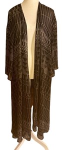 H&M - Sheer Black & White Kimono Cardigan- Size Large