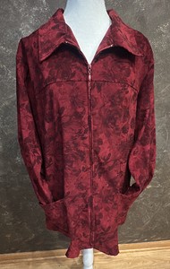 Fashion Bug-Womens-Vintage Full-Zip Jacket-Size 2224