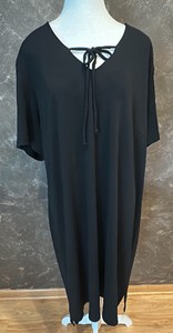 Giorgio Sant Angelo-NWT-Black-Tunic Dress-Size 22