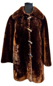 Revillon Frres - Womens vintage mid-century mouton fur coat, Size ML