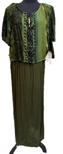 Forever, Caroline Brand - Womens Olive Green Dress. Size 20.