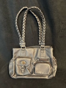 Rosetti Brand-Silver Toned-Shoulder Purse