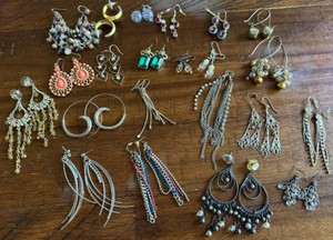 Vintage & Modern Costume Earring Lot
