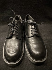 Nine West Brand-Black Leather OxfordDerby Shoes-Mens-Size 8M