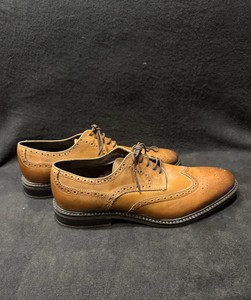 Alfani Brand-Mens-Wing Tipped-Derby Oxford Shoes-Size 12