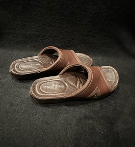 Minnetonka-Heritage Brand-Brown Sandals-Womens-Size 8