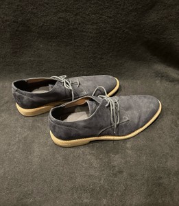 H&M Brand Navy Blue Suede Derby Shoes.  Mens Size 10