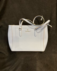 Nanette Lepore BrandPebbled Vegan Leather- Tote Bag-Cornflower Blue