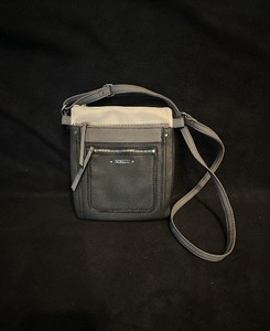 Rosetti Brand- New with Tags-Zuma Crossbody Bag-Black with Gray and White Color Blocks