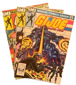 G.I. Joe - #3, #4,#5 - Marvel Comics