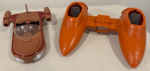 Vintage Kenner Star Wars Vehicle Lot (1978 Landspeeder & 1980 Cloud Car)