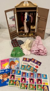 Vintage 1960s Susy Goose Barbie & Ken Wardrobe Lot w Fashion Booklets