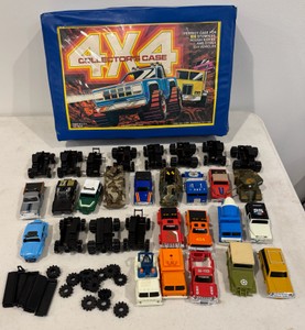 4x4 Collectors Case Full of Bodys, Frames, and Tires