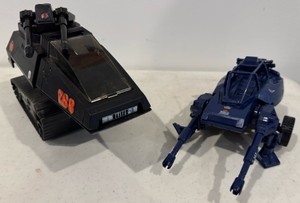 Vintage G.I. Joe Cobra Vehicle Lot - 1983 Cobra H.I.S.S. Tank & 1984 Cobra A.S.P.