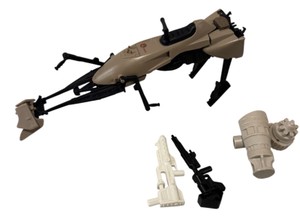 1983 Kenner Star Wars Return of the Jedi Speeder Bike w Accessories